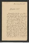 Nachlass Franz Steindachner, Brief von Gustav Schneider (senior) an Franz Steindachner (27.02.1885), Inv.Nr. 461.42, Seite 1